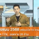 SC2568 เตรียมเปิด15 โครงการ ตั้งเป้าโต11%